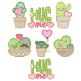 Cactus Love Machine Embroidery Designs By JuJu