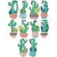 Cactus Numbers | Machine Embroidery Designs by JuJu