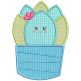 Cactus Succulents Applique Machine Embroidery Designs By JuJu