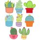 Cactus Succulents Applique Machine Embroidery Designs By JuJu