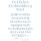 Caffeine Sketch Font Digital Embroidery Machine Designs by JuJu