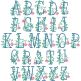 Campbell Alphabet | Machine Embroidery Designs by JuJu