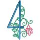 Campbell Numbers | Machine Embroidery Designs by JuJu