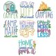 Camping Word Art 2 Machine Embroidery Designs By JuJu
