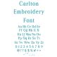 Carlton Embroidery Font | Machine Embroidery Designs by JuJu	