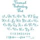 Carousel Embroidery Font | Machine Embroidery Designs by JuJu