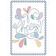 Celebration Greeting Cards 5 | Machine Embroidery Designs by JuJu