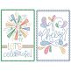 Celebration Greeting Cards 5 | Machine Embroidery Designs by JuJu