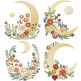                                 
    Celestial Florals 1 | Machine Embroidery Designs by JuJu                        