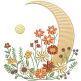 Celestial Florals 1 | Machine Embroidery Designs by JuJu