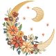 Celestial Florals 2 | Machine Embroidery Designs by JuJu