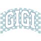 Checkered Gigi | Machine Embroidery Designs by JuJu