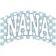 Checkered Nana | Machine Embroidery Designs by JuJu
