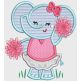 Cheerleader Animals Applique Machine Embroidery Designs by JuJu 