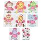 Cheerleader Animals Applique Machine Embroidery Designs by JuJu 