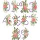 Chelsea Numbers | Machine Embroidery Designs by JuJu