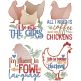 Chicken Lady Word Art 3 | Machine Embroidery Designs by JuJu