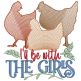 Chicken Lady Word Art 3 | Machine Embroidery Designs by JuJu