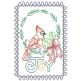 Christmas Greeting Cards 15 | Machine Embroidery Designs by JuJu