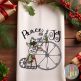 Christmas Bicycles Embroidery Design Set | Designs by JuJu