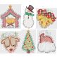 Christmas Carol Applique Digital Embroidery Machine Designs by JuJu