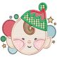 Christmas Circles Machine Embroidery Designs by JuJu