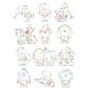 Christmas Cuties Kids Vintage Stitch Machine Embroidery Designs by JuJu
