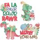 Christmas Dinosaurs 1 | Machine Embroidery Designs by JuJu