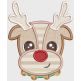 Christmas Friends Peekers Applique Machine Embroidery Designs by JuJu 