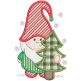 Christmas Gnomes Applique 1 Machine Embroidery Designs by JuJu 