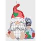 Christmas Gnomes Applique 3 Digital Embroidery Designs by JuJu