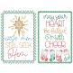 Christmas Greeting Cards 14  | Machine Embroidery Designs by JuJu