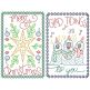 Christmas Greeting Cards 18 | Machine Embroidery Designs by JuJu