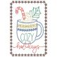 Christmas Greeting Cards 20 | Machine Embroidery Designs by JuJu