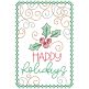 Christmas Greeting Cards 9 | Machine Embroidery Designs by JuJu