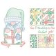 Christmas Greeting Cards Set 3 Digital Machine Embroidery Designs by JuJu