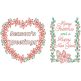 Christmas Greeting Cards Set 8 Digital Embroidery Designs by JuJu