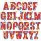 Christmas Lights Applique Alphabet Machine Embroidery Designs By JuJu
