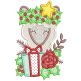 Christmas Llamas Machine Embroidery Designs by JuJu
