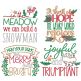 Christmas Lyrics 1 | Machine Embroidery Designs by JuJu