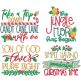 Christmas Lyrics 3 | Machine Embroidery Designs by JuJu