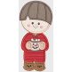 Christmas Pajama Kids Applique Machine Embroidery Designs by JuJu 