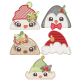 Christmas Peeker Toppers 2 Machine Embroidery Designs by JuJu
