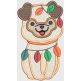 Christmas Puppies Applique Machine Embroidery Designs by JuJu