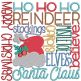 Christmas Subway Art | Machine Embroidery Designs by JuJu