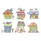 Christmas Village 2 Machine Embroidery Designs By JuJu
