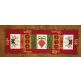 ITH Christmas Table Runner 1 | Machine Embroidery Designs by JuJu