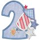 Chunky Patriotic Numbers | Machine Embroidery Designs by JuJu