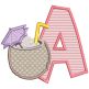 Chunky Summer Alphabet | Machine Embroidery Designs by JuJu