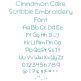 Cinnamon Cake Scribble Embroidery Font | Machine Embroidery Designs by JuJu